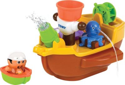 TOMY Spielzeug "Piratenschiff" Kleinkindspielzeug Boot Badewannenspielzeug 