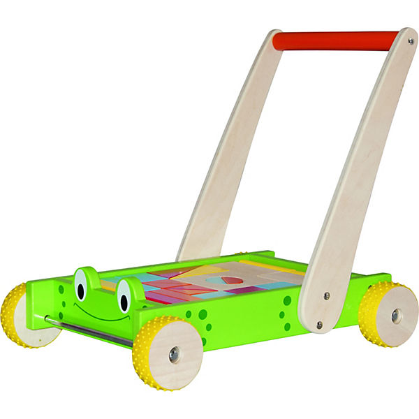 Holzspielzeug Lauflernwagen "Frosch"