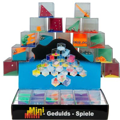Mini-Spiele Geduldspiele Mitgebsel Mini-Holzpuzzles Mini-Knobelspiele 