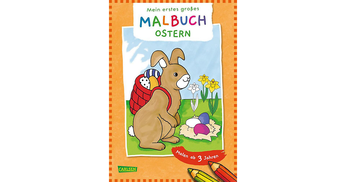 Spielzeug: Carlsen Verlag Buch - Mein erstes großes Malbuch: Ostern
