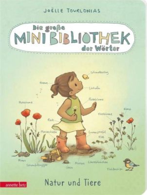 Image of Buch - Die große Mini-Bibliothek der Wörter - Natur und Tiere (Pappbilderbuch)