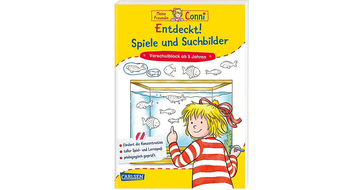 Spielzeug: Carlsen Verlag Buch - Conni Gelbe Reihe (Beschäftigungsbuch): Entdeckt! Spiele und Suchbilder