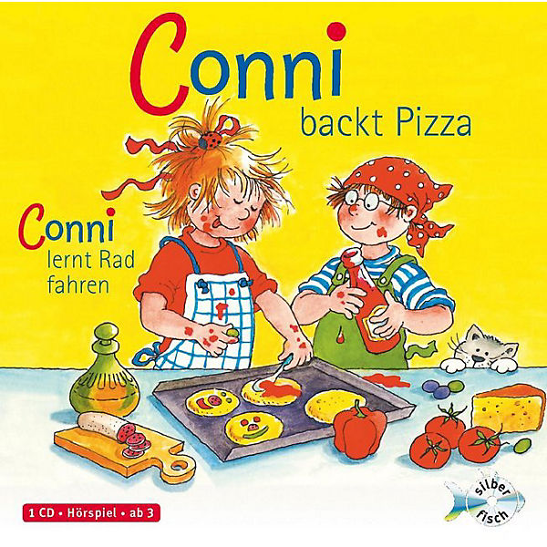 Conni backt Pizza / Conni lernt Rad fahren, 1 Audio-CD