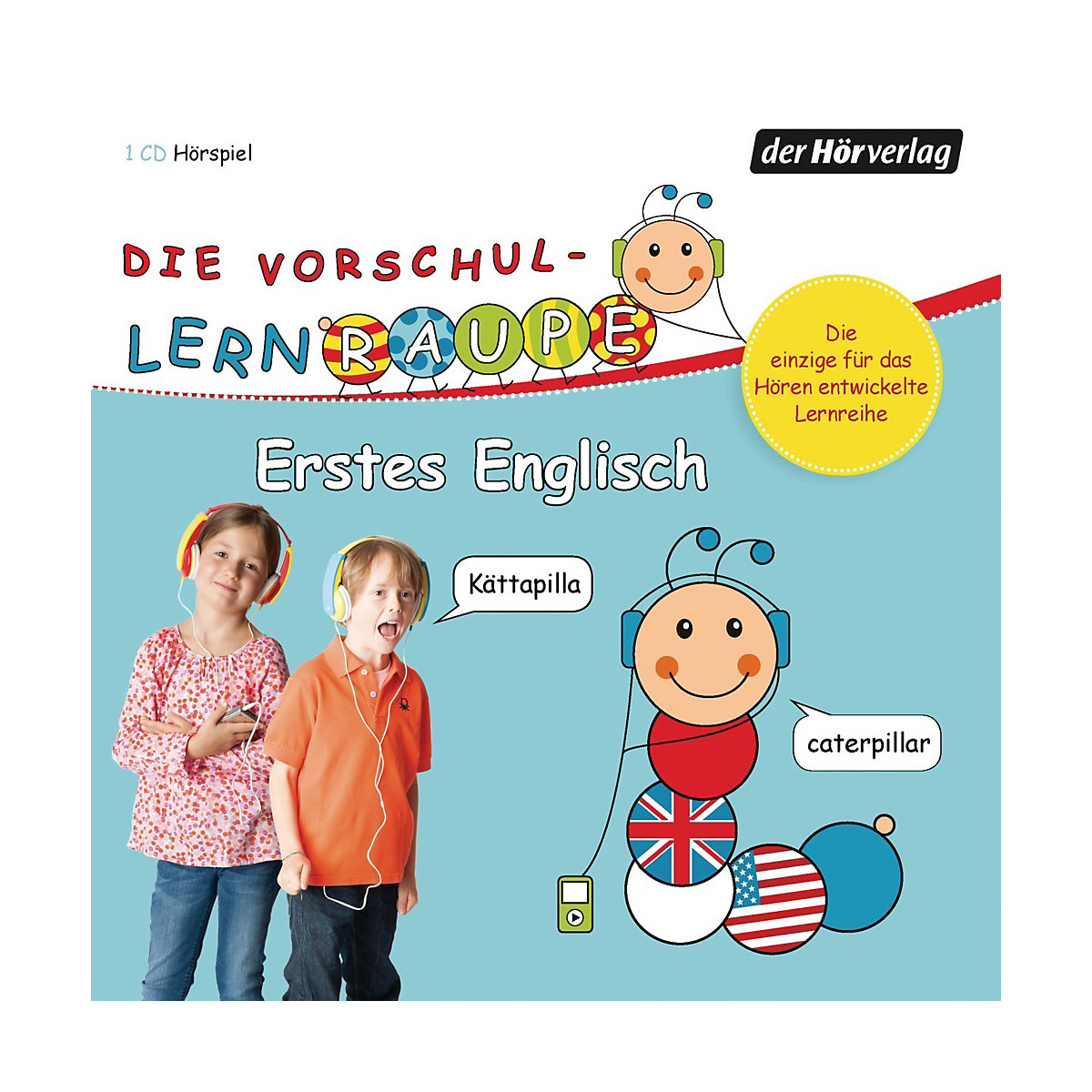 Die Vorschul-Lernraupe: Erstes Englisch 1 Audio-CD