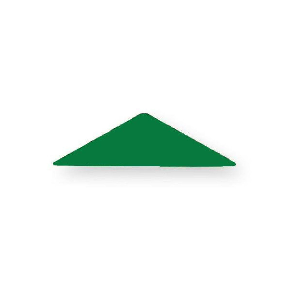 SINA®SPIELZEUG Holzspielzeug Legematerial Stumpfw. gleichschenkliges Dreieck Grün 500 Stück