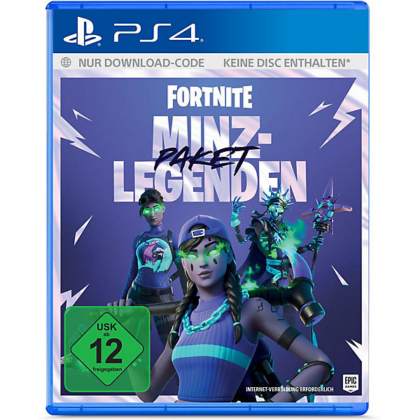 PS4 - Fortnite: Minz-Legenden Paket (Code in a Box)