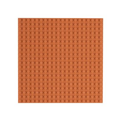 Image of Open Bricks Bauplatte 20x20 Noppen Hellbraun 4er Pack, beidseitig bespielbar