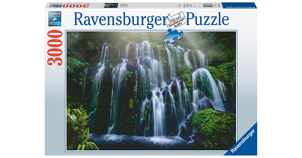 Puzzles: Ravensburger Ravensburger Puzzle - Wasserfall auf Bali - 3000 Teile