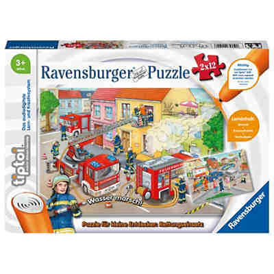 Ravensburger tiptoi 00102 Puzzle für kleine Entdecker: Bauernhof, 2 x 12 Teile Puzzle für Kinder ab 3 Jahren, für 1 Spieler