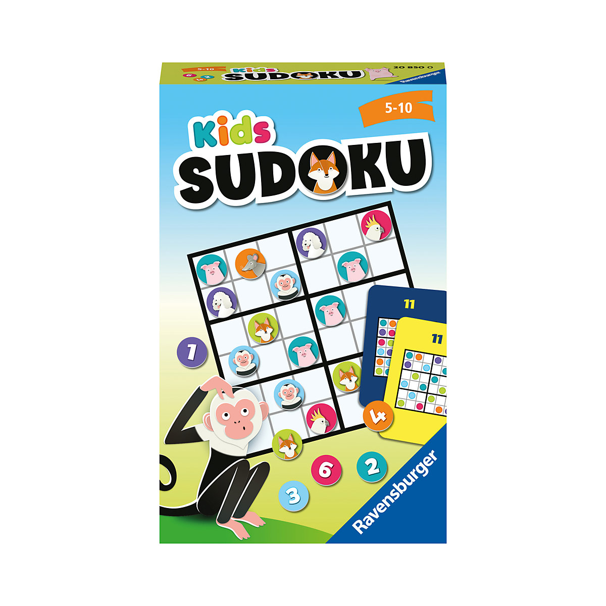 Ravensburger® Kids Sudoku 20850 Logikspiel für ein Kind von 5 bis 10 Jahren
