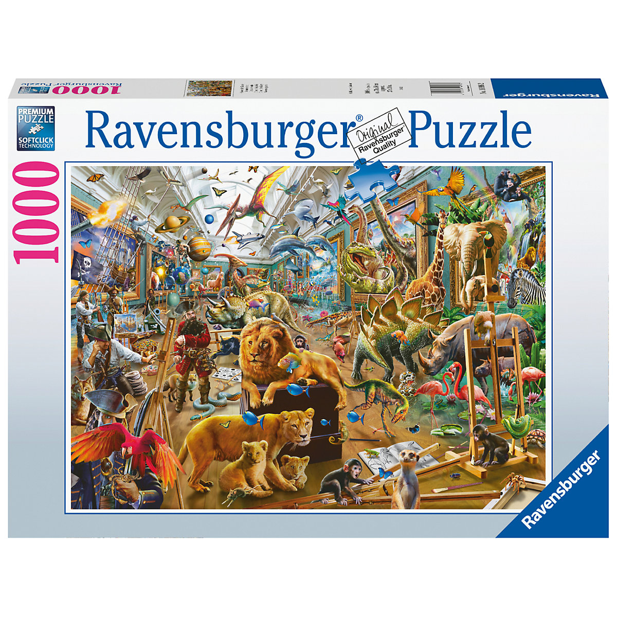 Ravensburger Puzzle Chaos in der Galerie 1000 Teile