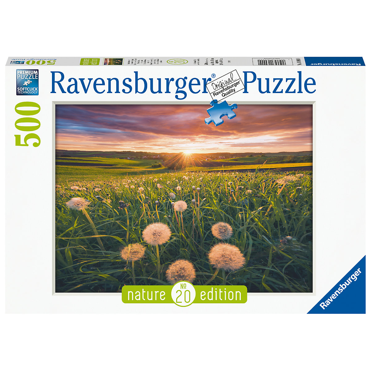 Ravensburger Puzzle Pusteblumen im Sonnenuntergang Nature Edition 500 Teile