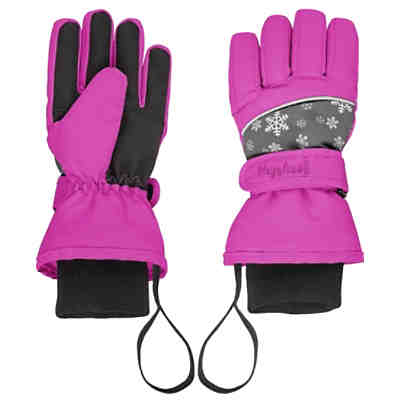 Finger-Handschuh Schneeflocken Fingerhandschuhe für Mädchen