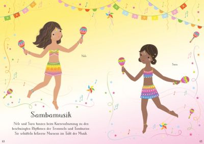 Image of Buch - Mein erstes Anziehpuppen-Stickerbuch: Kaja feiert Karneval
