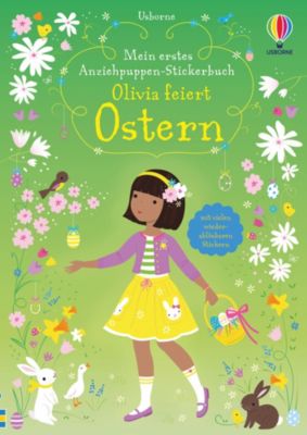 Image of Buch - Mein erstes Anziehpuppen-Stickerbuch: Olivia feiert Ostern