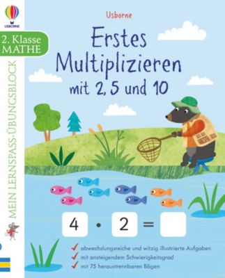 Image of Buch - Mein Lernspaß-Übungsblock: Erstes Multiplizieren mit 2, 5 und 10
