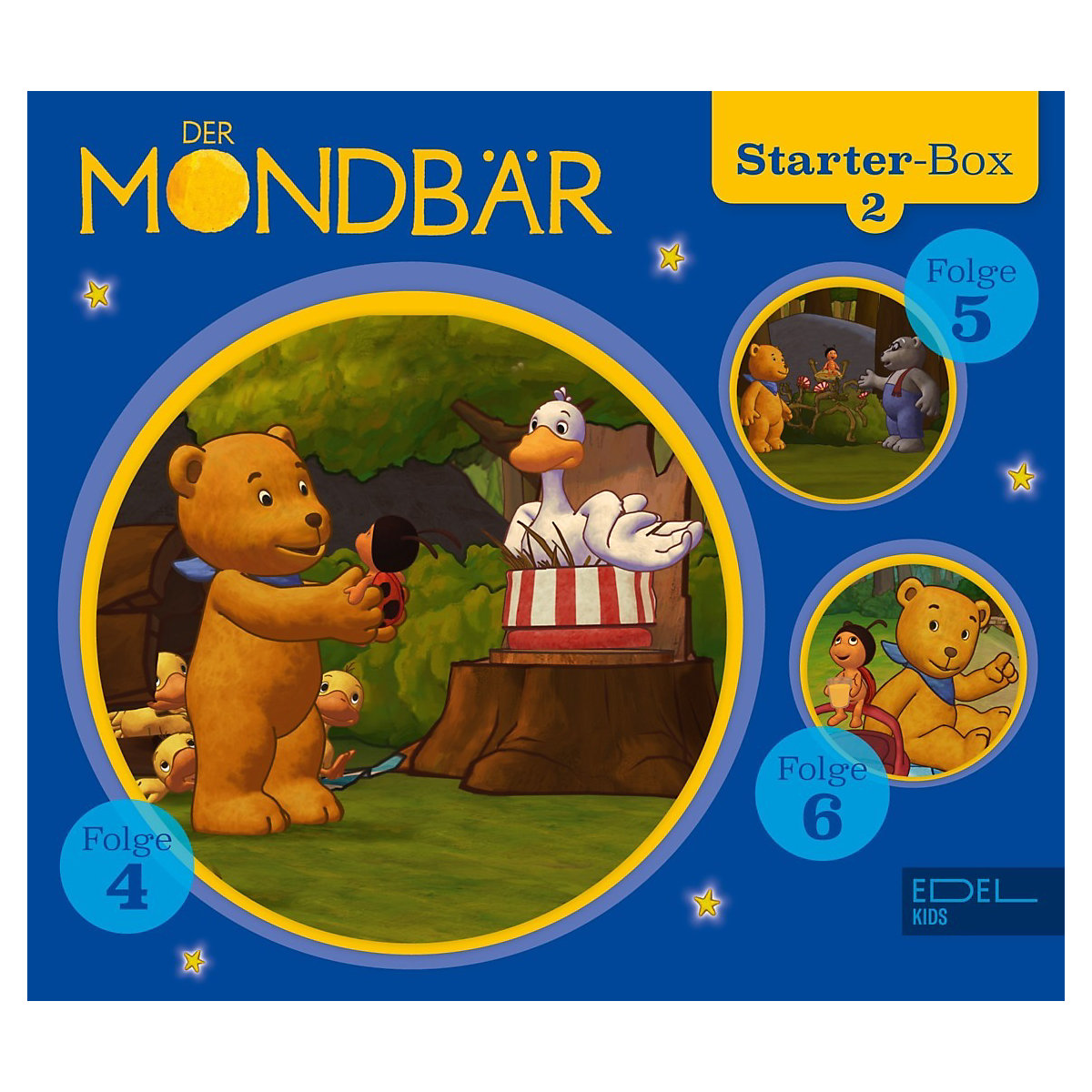 Edel CD Mondbär Starter-Box 2 Folge 4-6 (3 CDs)