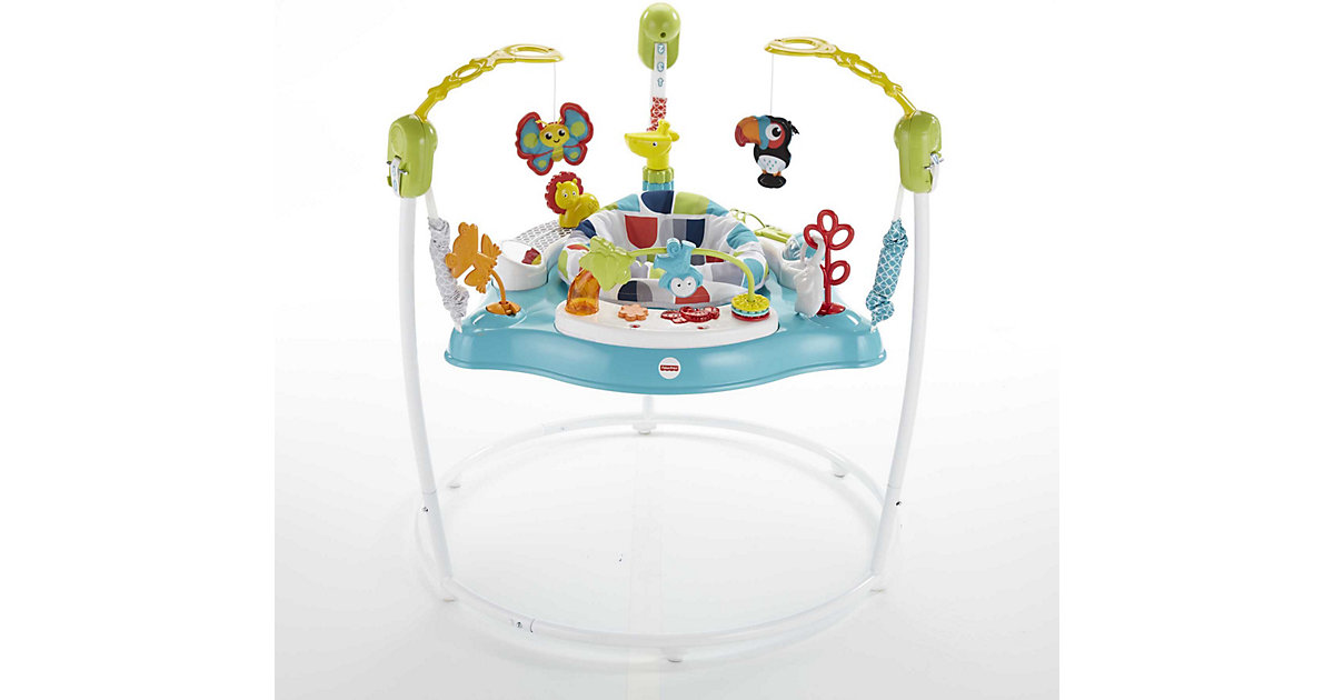 Babyspielzeug: Mattel Fisher-Price Tierfreunde Jumperoo, Activity-Center mit Sitz, Baby-Hopser