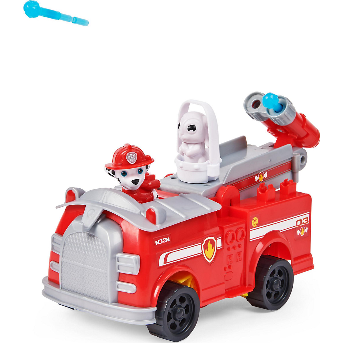Paw Patrol Marshalls Rise and Rescue verwandelbares Spielzeugauto mit Actionfiguren und Zubehör ab 3 Jahren Polizeifahrzeug Kinderspielzeug