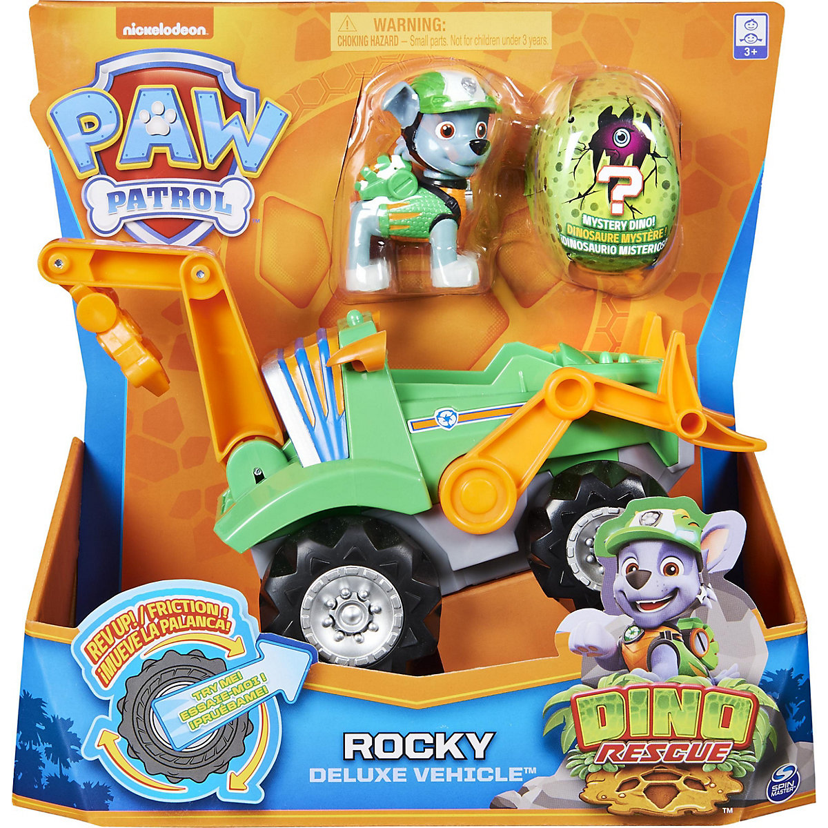 PAW Patrol Dino Rescue Rockys Basis Fahrzeug mit Rückzieh-Mechanismus ...