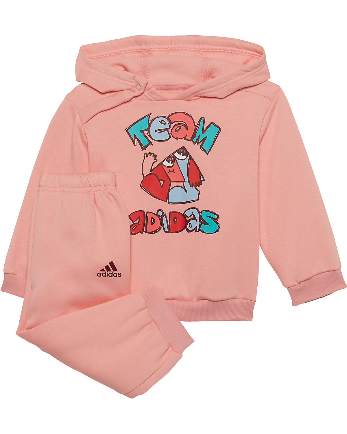 adidas Baby Jogginganzug OVER JOG FL für Mädchen