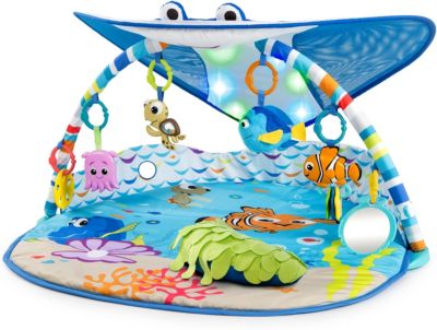 Lichtern und mehr als 20 Minuten Melodien Findet Nemo Spieldecke mit Spielbogen 