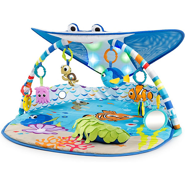 Disney Baby Findet Nemo Spieldecke mit Spielbogen, Lichtern, Melodien und Dorie Fingerpuppe