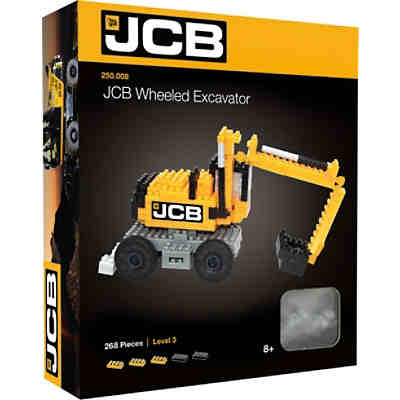3D-Bausatz JCB Bagger, 268 Ministeine, inkl. Aufbauanleitung, Geschenkbox