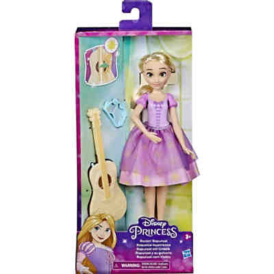 Disney Prinzessin Abenteuer Prinzessin Rapunzel Puppe und Gitarre mit Farbwechsel, Spielzeug zu Disneys Rapunzel - Neu Verföhnt ab 3 Jahren