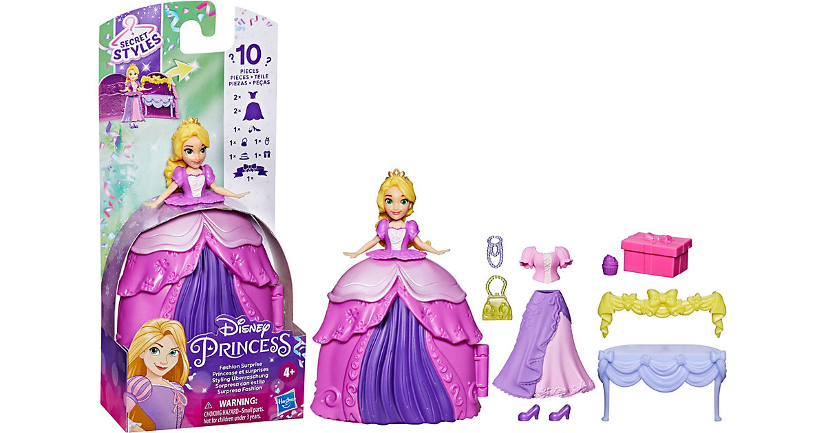 Spielzeug/Puppen: Hasbro Disney Prinzessin Styling Überraschung Rapunzel