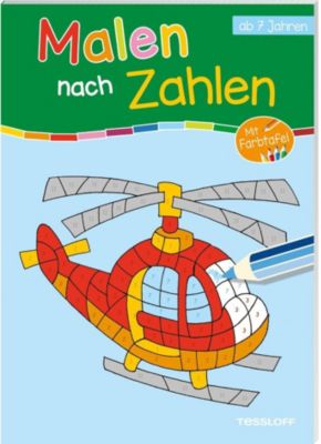Spielzeug: Tessloff Verlag Buch - Malen nach Zahlen. Ab 7 Jahren