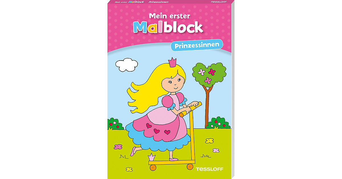 Spielzeug: Tessloff Verlag Buch - Mein erster Malblock. Prinzessinnen