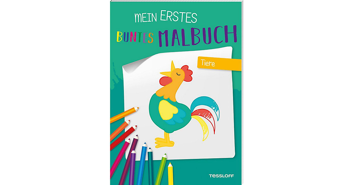 Spielzeug: Tessloff Verlag Buch - Mein erstes buntes Malbuch. Tiere
