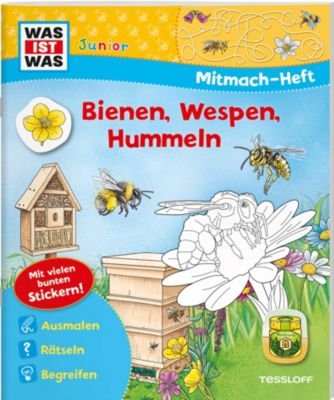 Spielzeug: Tessloff Verlag Buch - WAS IST WAS Junior Mitmach-Heft Bienen, Wespen, Hummeln