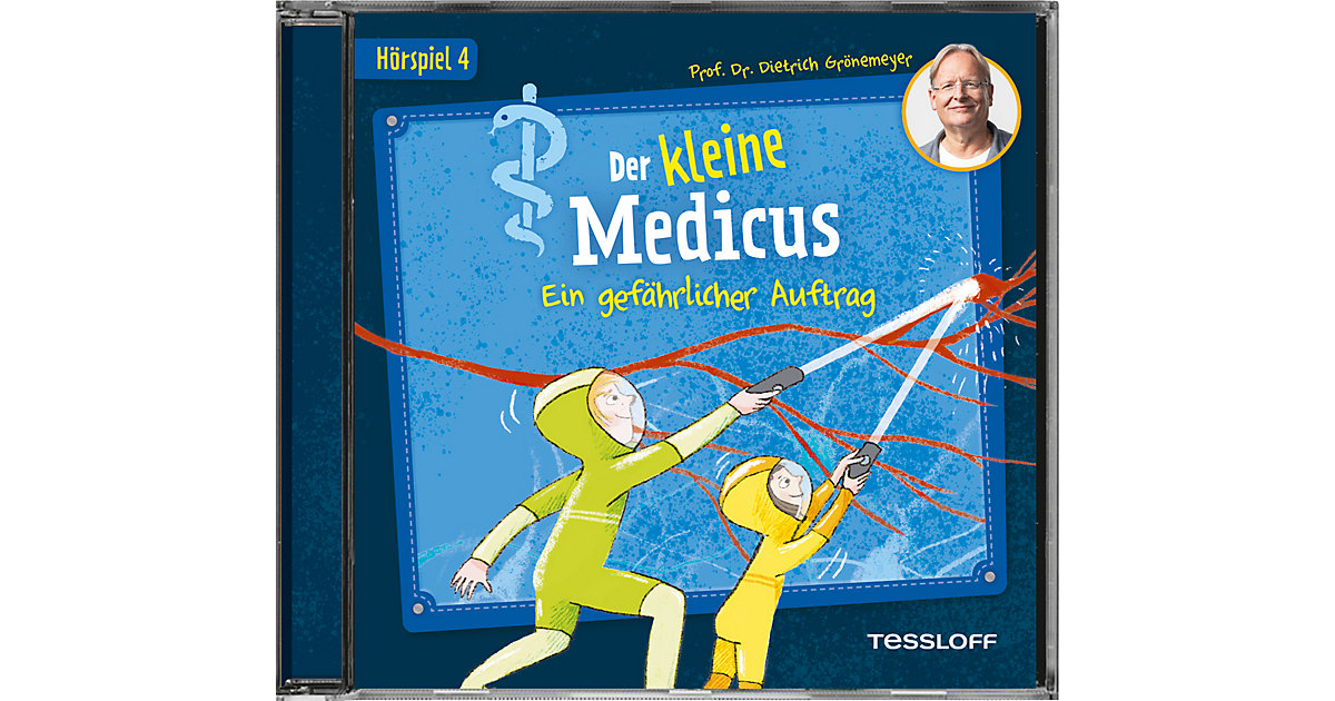 Spielzeug: Tessloff Verlag Der kleine Medicus. Hörspiel 4: Ein gefährlicher Auftrag, Audio-CD Hörbuch