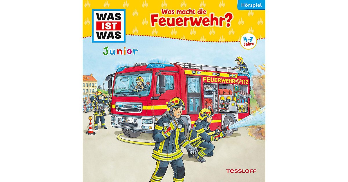 Spielzeug: Tessloff Verlag WAS IST WAS Junior Hörspiel. Was macht die Feuerwehr?, Audio-CD Hörbuch