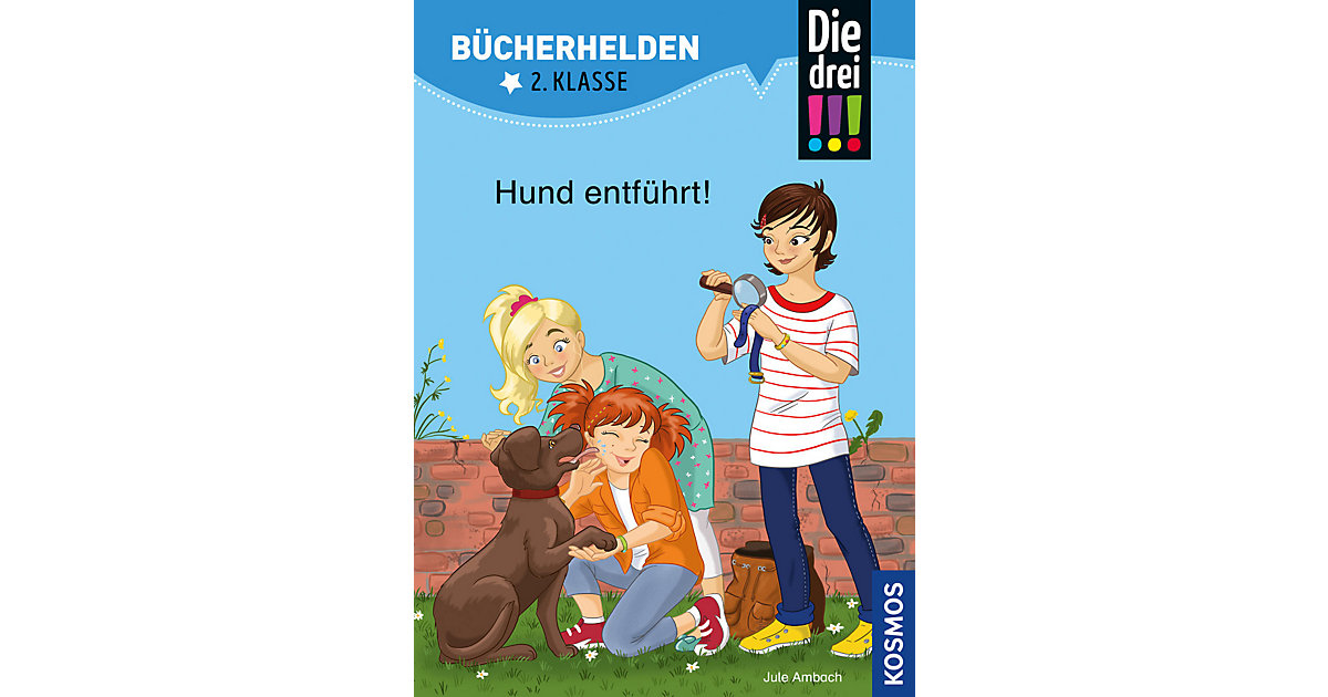 Image of Buch - Die drei !!!, Bücherhelden 2. Klasse, Hund entführt!