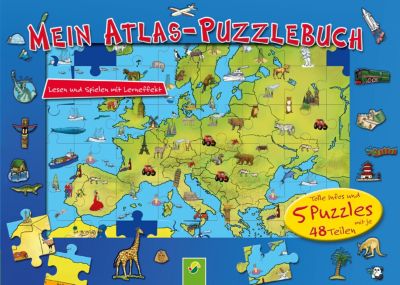 Image of Buch - Mein Atlas-Puzzlebuch Kinder ab 6 Jahren Kinder