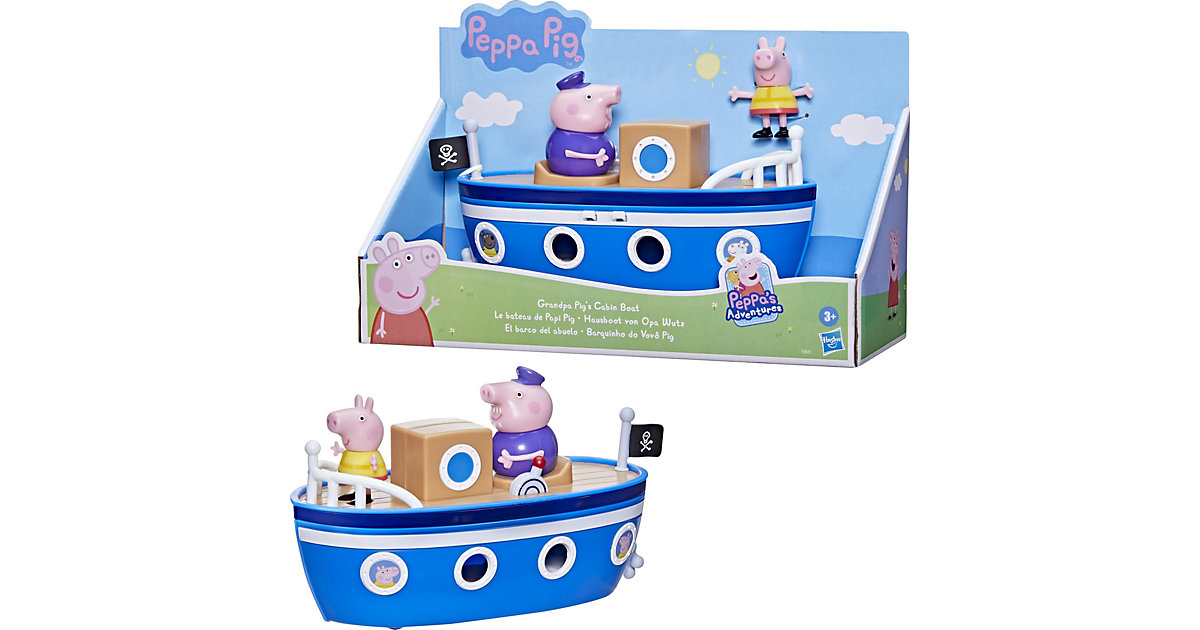 Spielzeug/Sammelfiguren: Hasbro Peppa Pig Hausboot von Opa Wutz