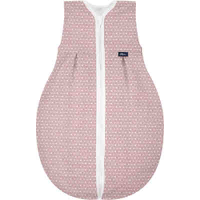 Sommer Schlafsack Molton Raute rosa dunkel von Alvi, 110 cm