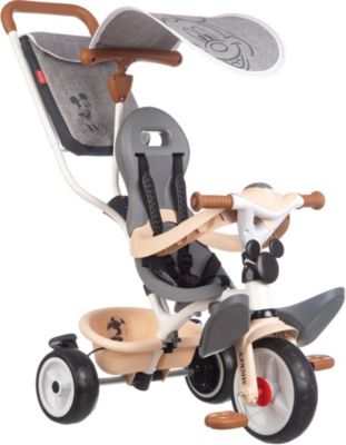 WADER Dreirad Baby Trike mit Zubehör Spielzeug Kinder Fahrzeug Stange Korb 