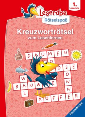 Image of Buch - Ravensburger Leserabe Rätselspaß - Kreuzworträtsel zum Lesenlernen - 1. Lesestufe