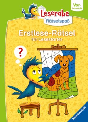 Image of Buch - Ravensburger Leserabe Rätselspaß - Erstlese-Rätsel Lesestarter ab 5 Jahren - Vor-Lesestufe Kinder