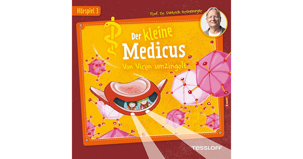Spielzeug: Tessloff Verlag Der kleine Medicus. Hörspiel 3: Von Viren umzingelt, Audio-CD Hörbuch
