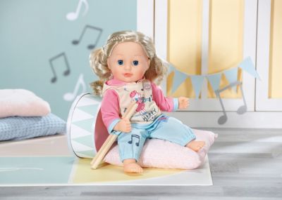 Für my first Baby Annabell Puppe 36cm Kleidung Puppenkleidung Shirt Hose  Hut 5T 