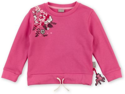 Sigikid Oberteil Pullover Sweatshirt Baumwolle Mädchen Rosa Baby Gr.62,68,74 