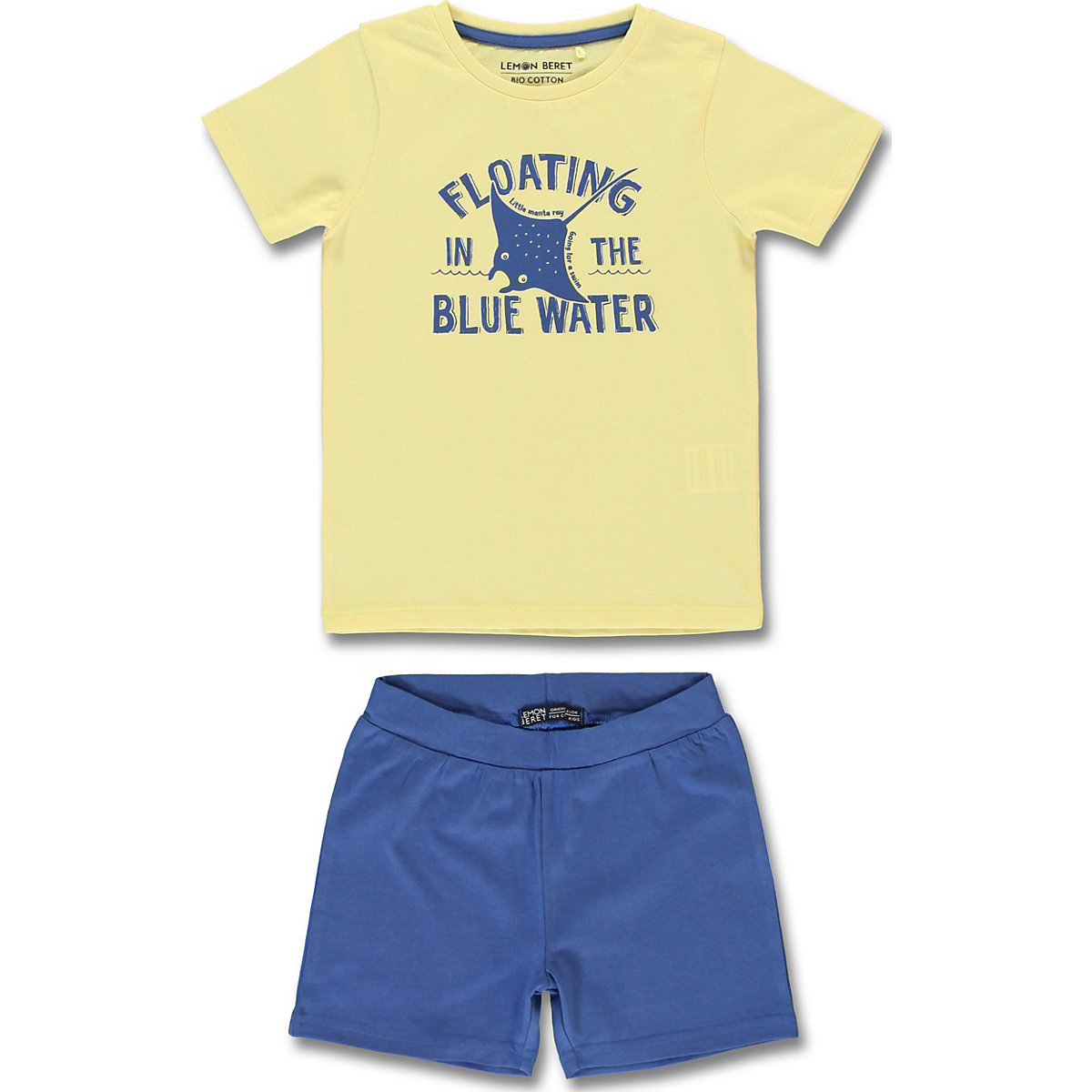 LEMON BERET Set Shorts + T-Shirt für Jungen Organic Cotton