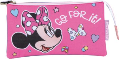 Triple-Schlampermäppchen Minnie Mouse Go for it!