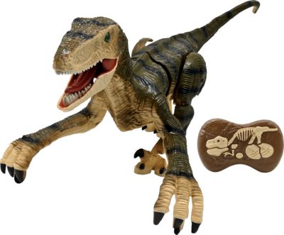 Ferngesteuerter Dinosaurier Velociraptor realistisches gebrüll Licht im Rachen 