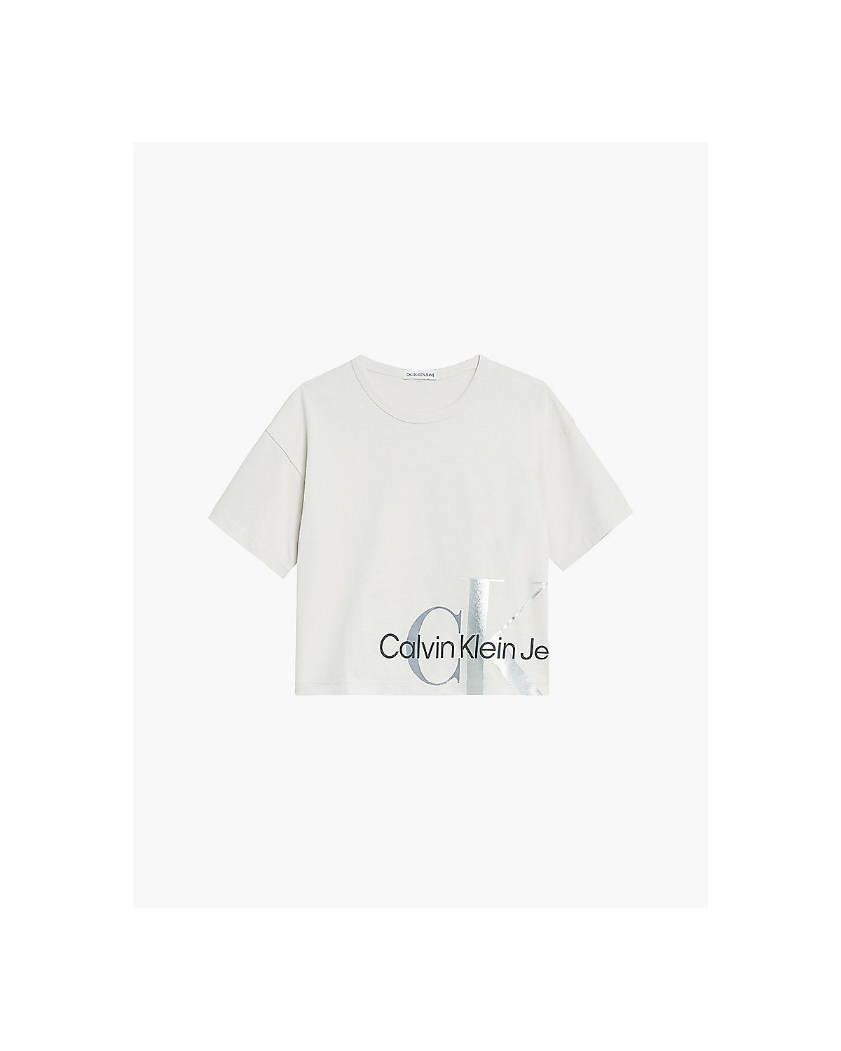 Calvin Klein Cropped T-Shirt für Mädchen Organic Cotton
